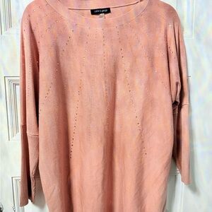 Pink Sweater with Embellishments size 12